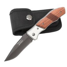 Haller e.d.c. Taschenmesser mit Titanbeschichtung Ebenholzgriff inkl. Grteltasche