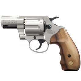 Colt Detective Special Schreckschuss Revolver Kal. 9mm R.K. Holzgriff vernickelt