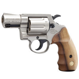 Colt Detective Special 9 mm Schreckschuss Revolver vernickelt Holzgriff Bild 1 xxx: