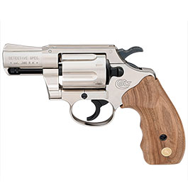 Colt Detective Special Schreckschuss Revolver Kal. 9mm R.K. Holzgriff vernickelt