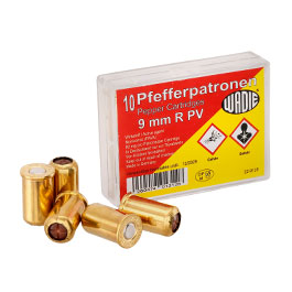 Pfefferpatronen Kaliber 9 mm Revolver 10 Stck