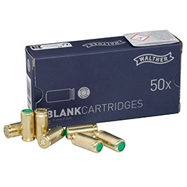 Walther Knallpatronen - Platzpatronen 9mm P.A.K. 50 Stck