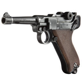 ME Modell P08 Parabellum Schreckschuss Pistole 9 mm P.A.K. antik finish WWII Bild 1 xxx: