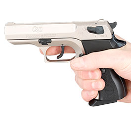 Kleinbild 5 Record COP Schreckschuss Pistole 9 mm P.A.K. Metal-Plate