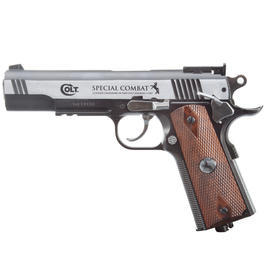 Colt Spezial Combat Classic Vollmetall CO2 Pistole 4,5 mm BB Dark Ops Finish