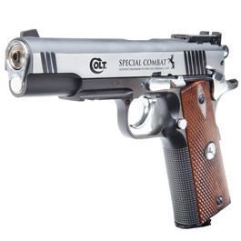 Colt Spezial Combat Classic Vollmetall CO2 Pistole 4,5 mm BB Dark Ops Finish Bild 1 xxx: