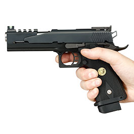 Kleinbild 3 Wei-ETech Hi-Capa 5.1 Type-B Dragon Vollmetall GBB 6mm BB schwarz