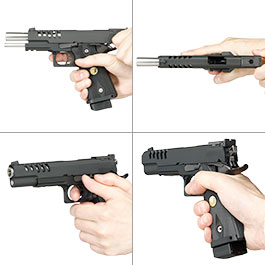 Kleinbild 8 Wei ETech Hi-Capa 5.1 K-Type Vollmetall GBB 6mm BB schwarz