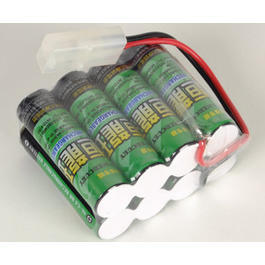 Akkupack 9.6V 750 mAh, Large Type, Quader