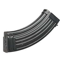 Kleinbild 1 Real Sword AK Stahlblech Magazin Mid-Cap 150 Schuss schwarz