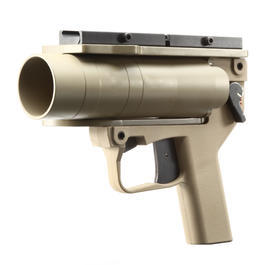 Mad Bull AGX 40mm Vollmetall Airsoft Pistolen-Launcher Tan
