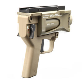 Mad Bull AGX 40mm Vollmetall Airsoft Pistolen-Launcher Tan Bild 3