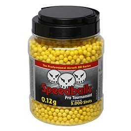 Speedballs Pro Tournament BBs 0,12g 5.000er Container Airsoftkugeln gelb