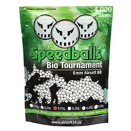 Speedballs Bio Tournament BBs 0.25g 4.000er Beutel wei Airsoftkugeln