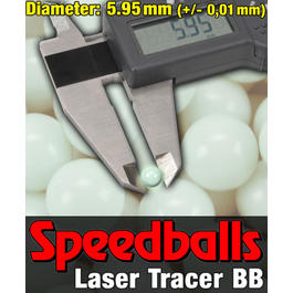 Speedballs Laser Tracer BBs 0,25g 4.000er Beutel Softairkugeln Bild 2