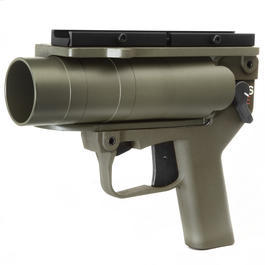 Mad Bull AGX 40mm Vollmetall Airsoft Pistolen-Launcher oliv