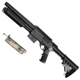 D.E. M3000 Tactical Shotgun Springer 6mm BB schwarz