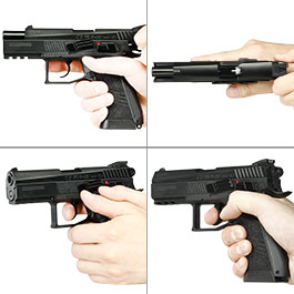 Kleinbild 8 ASG CZ 75 P-07 Duty m. Metallschlitten CO2 Blowback 6mm BB