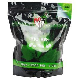 King Arms BIO Platinium Series BBs 0,25g 4.000er Beutel oliv