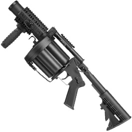 ICS MGL 40mm Airsoft Revolver-Granatwerfer schwarz Bild 1 xxx: