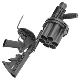 ICS MGL 40mm Airsoft Revolver-Granatwerfer schwarz Bild 11
