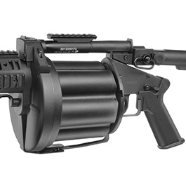 ICS MGL 40mm Airsoft Revolver-Granatwerfer schwarz Bild 8