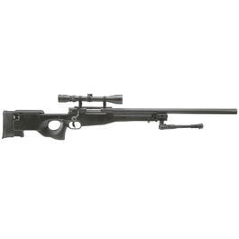 Well L96 Snipergewehr inkl. Zweibein und Zielfernrohr Springer 6mm BB schwarz Bild 2