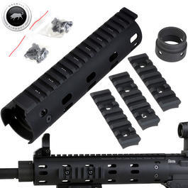 MadBull / Daniel Defense M4 Aluminium CNC MFR RAS-System 7 Zoll schwarz