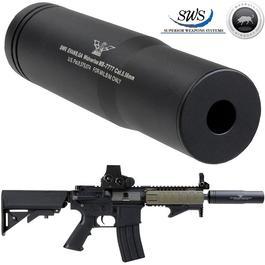 MadBull / SWS Wolverine 6 Zoll Silencer 14mm- schwarz