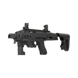 CAA Airsoft Division RONI Carbine Conversion Kit f. TM / KSC / WE G17 / G18C / G18 / G23F schwarz