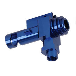 Pro-Win CNC Aluminium Hop-Up Chamber Drum-Type f. M4 / M16 AEG / S-AEG blau