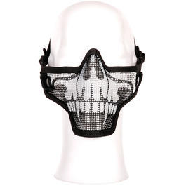 101 INC Gittermaske halb Totenkopf