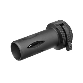 ICS MX5 PDW Aluminium Flash Suppressor f. 3 Lug Flash-Hider schwarz MP-69