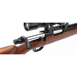 Well M700 Snipergewehr inkl. Zweibein / Zielfernrohr Springer 6mm BB Holzoptik Bild 3