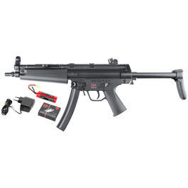 Umarex Heckler & Koch MP5 A5 DualPower Komplettset AEG / Springer 6mm BB schwarz