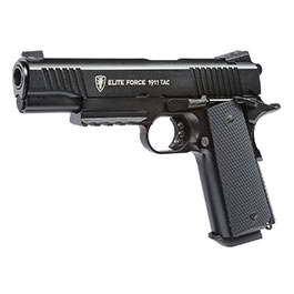 Produktbild zu Elite Force 1911 TAC Vollmetall CO2 BlowBack 6mm BB schwarz ...