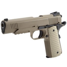 Wei-ETech Kbr-Style Warrior .45 ACP Vollmetall GBB 6mm BB Desert Tan