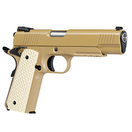 Kleinbild 9 Wei-ETech Kbr-Style Warrior .45 ACP Vollmetall GBB 6mm BB Desert Tan