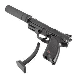 Versandrückläufer Umarex Heckler & Koch USP Tactical Metallschlitten Komplettset AEP 6mm BB schwarz Bild 4