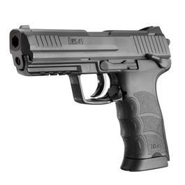 Heckler & Koch HK45 Softair mit Metallschlitten CO2 NBB 6mm BB schwarz