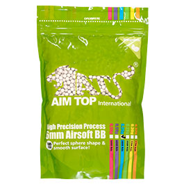 AIM Top High Precision BIO BBs 0,25g 3.800er Beutel light-grey