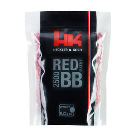Heckler & Koch Red Battle BBs 0,25g 2.500er Beutel rot
