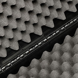 Kleinbild 6 Madbull Waffenkoffer Premium 118 x 42 x 12 cm mit Zahlenschlsser / Waben-Schaumstoff schwarz