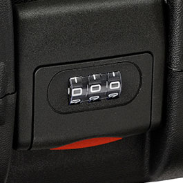 Kleinbild 9 Madbull Waffenkoffer Premium 118 x 42 x 12 cm mit Zahlenschlsser / Waben-Schaumstoff schwarz