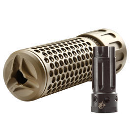 MadBull / Knight's Armament QDC CQB Suppressor Quick Detach schwarz 14mm- Tan