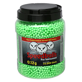 Speedballs Pro Tournament BBs 0,12g 10.000er Container Airsoftkugeln Zombie Green