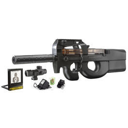 Well Project 09 Softair Komplettset mit Kugelfang AEG 6mm BB schwarz