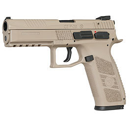 Produktbild zu KJ Works CZ P-09 Duty Polymer-Version GBB 6mm BB Flat Dark E ...