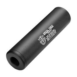 King Arms Special Force Aluminium Silencer 110mm 14mm- / 14mm+ schwarz