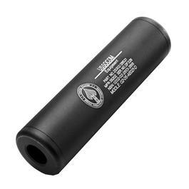 King Arms US Socom Aluminium Silencer 110mm 14mm- / 14mm+ schwarz